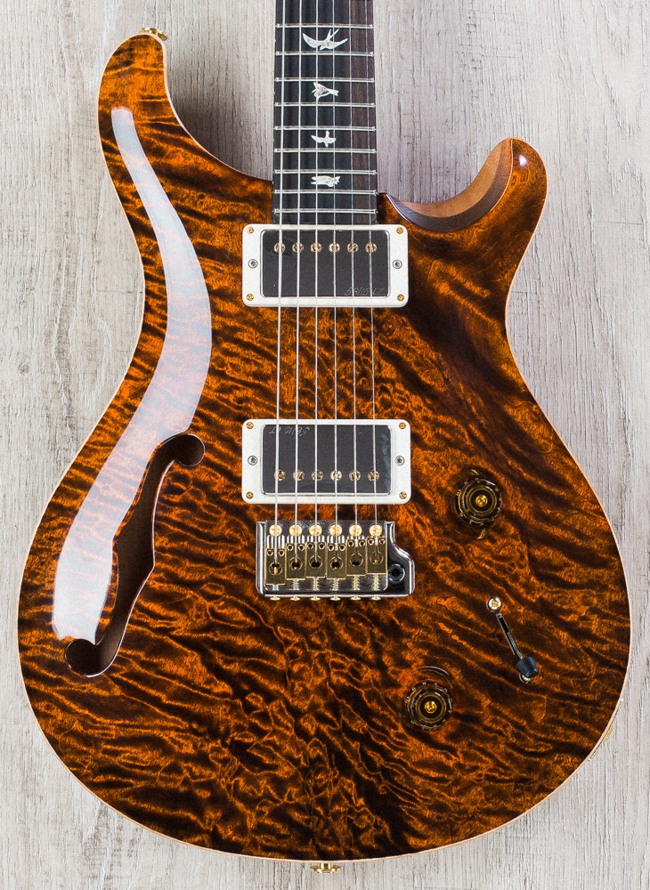 Prs custom deals 22 orange tiger