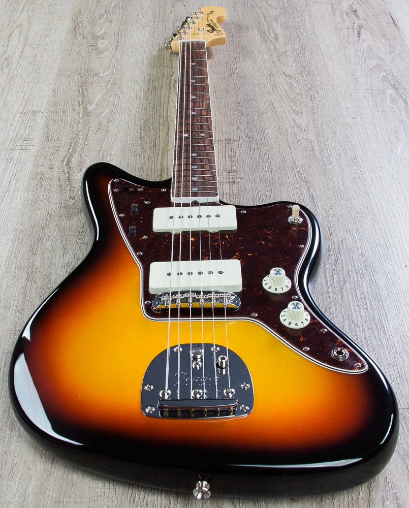 Fender American Vintage '65 Jazzmaster Guitar, 3-Color Sunburst, Rosewood  Board - 0112200800