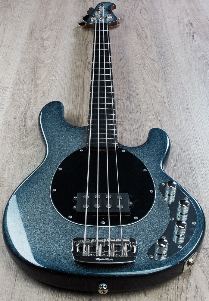 Ernie Ball Music Man Premier Dealer Network StingRay 4 H Starry Night Bass Roasted Maple Ebony
