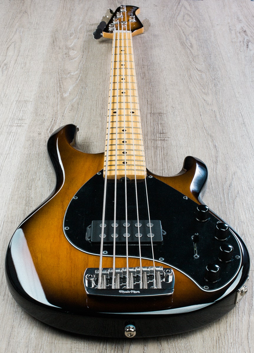 Ernie Ball Music Man Premier Dealer Stingray 5 H Bass Vintage Tobacco Sunburst Matching Headstock