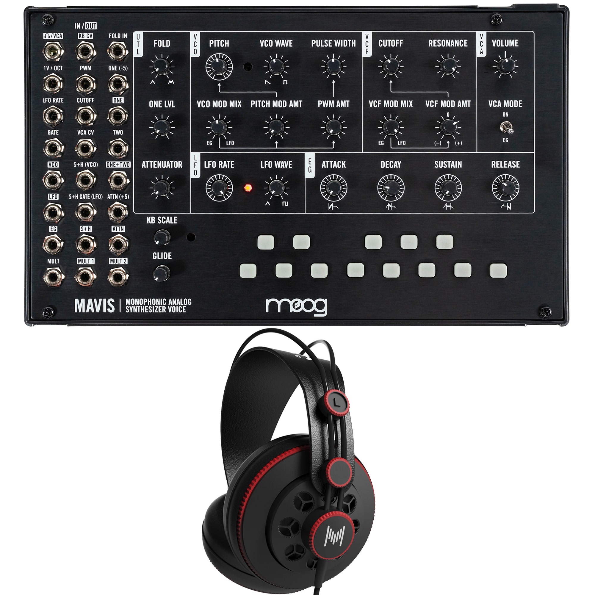 Moog Mavis Build-It-Yourself Analog Synthesizer Kit w Moog Mavis Build-It-Yourself Analog Synthesizer Kit w
