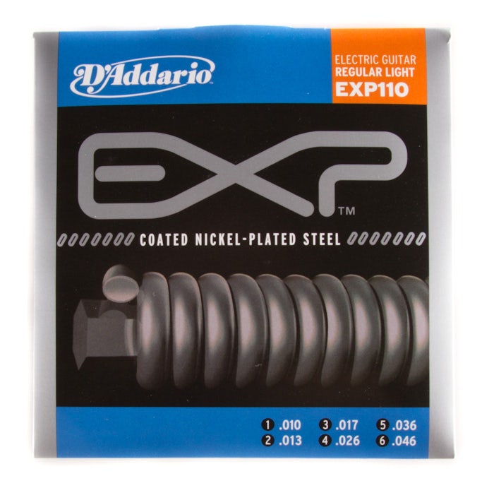 D Addario EXP110 Coated Nickel Light Electric Strings 10 46