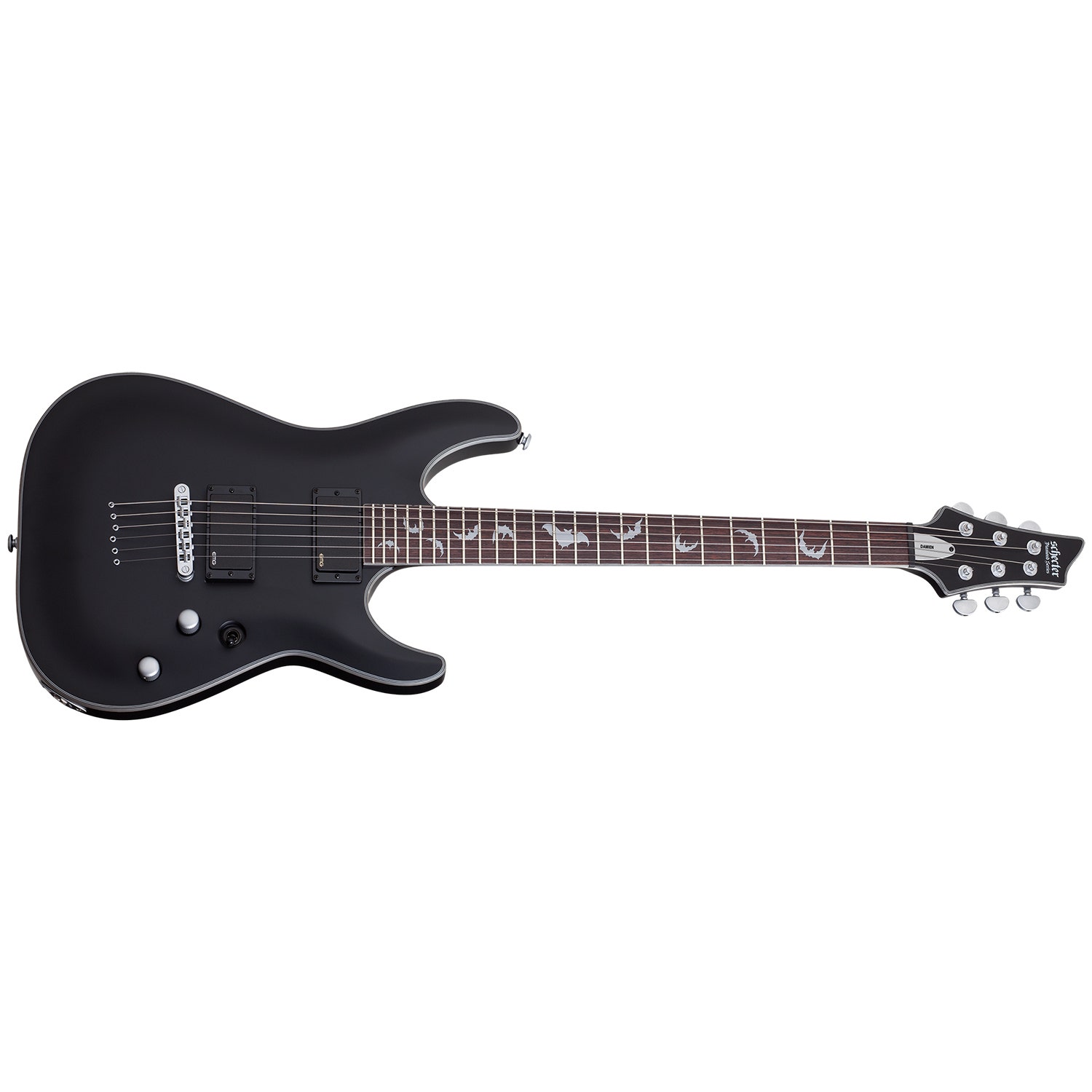 Schecter damien platinum 6 sbk on sale