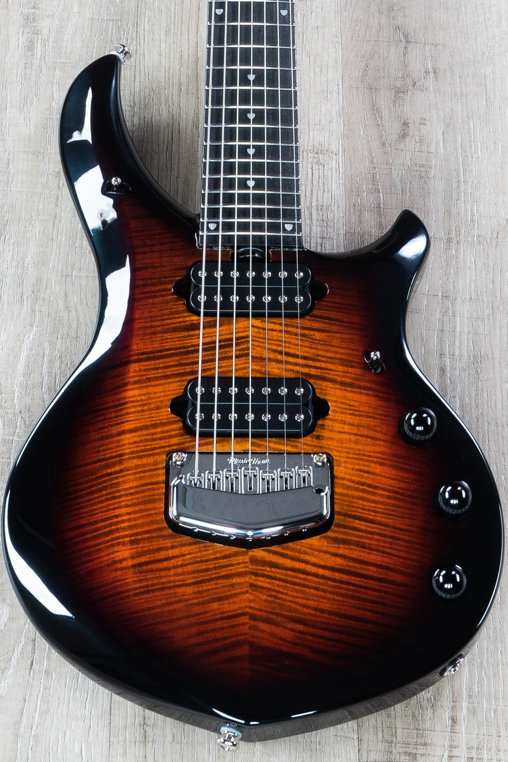 Ernie Ball Music Man John Petrucci Majesty, 7-String, Tiger Eye 