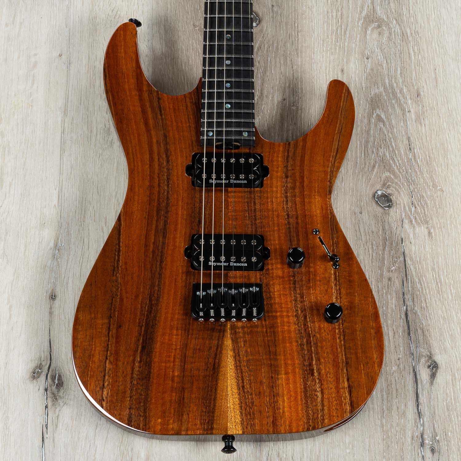 ESP USA M II Hardtail Guitar Koa