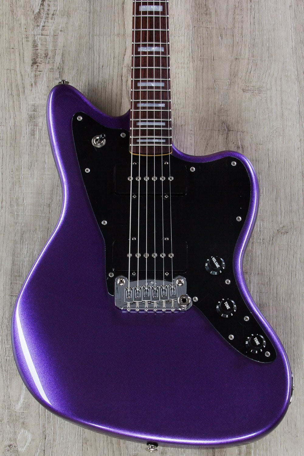 G&L USA Doheny Guitar, Royal Purple, Pearl Block Inlays, Rosewood  Fingerboard, Reverse Headstock