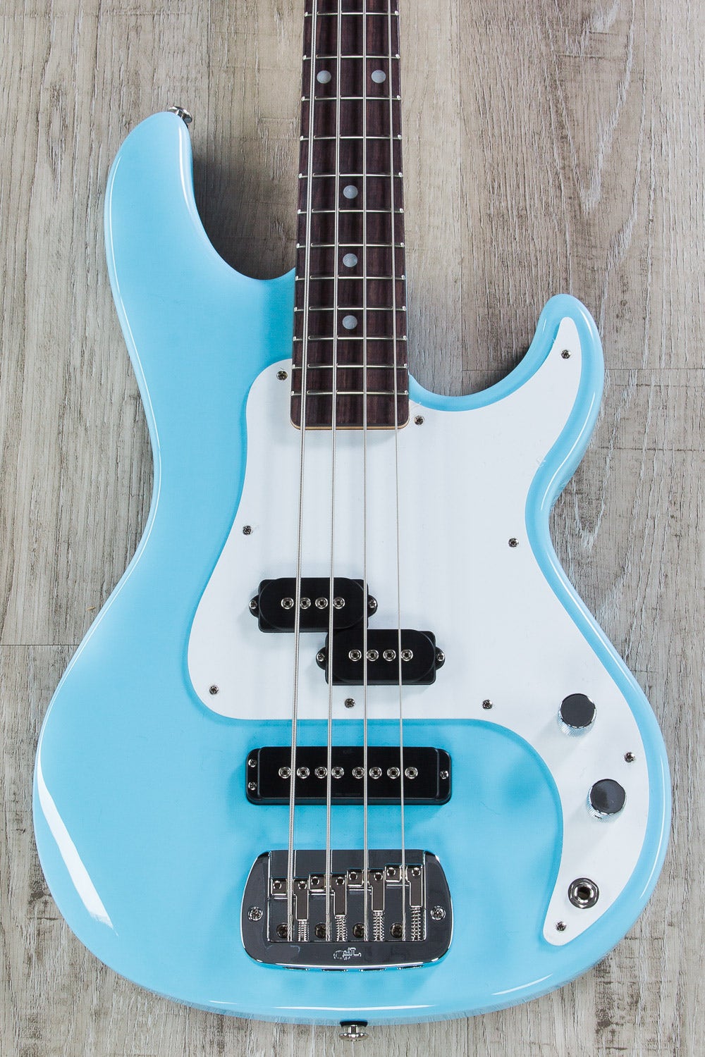 G L USA SB 2 Bass Himalayan Blue Rosewood Fretboard 1.5