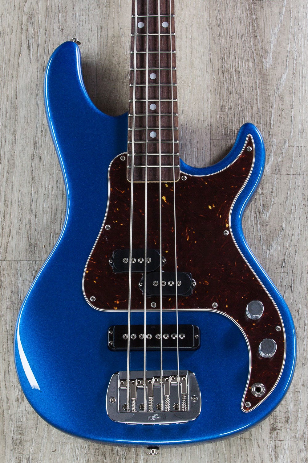 G L USA SB 2 P J Bass Midnight Blue Metallic Rosewood Fretboard