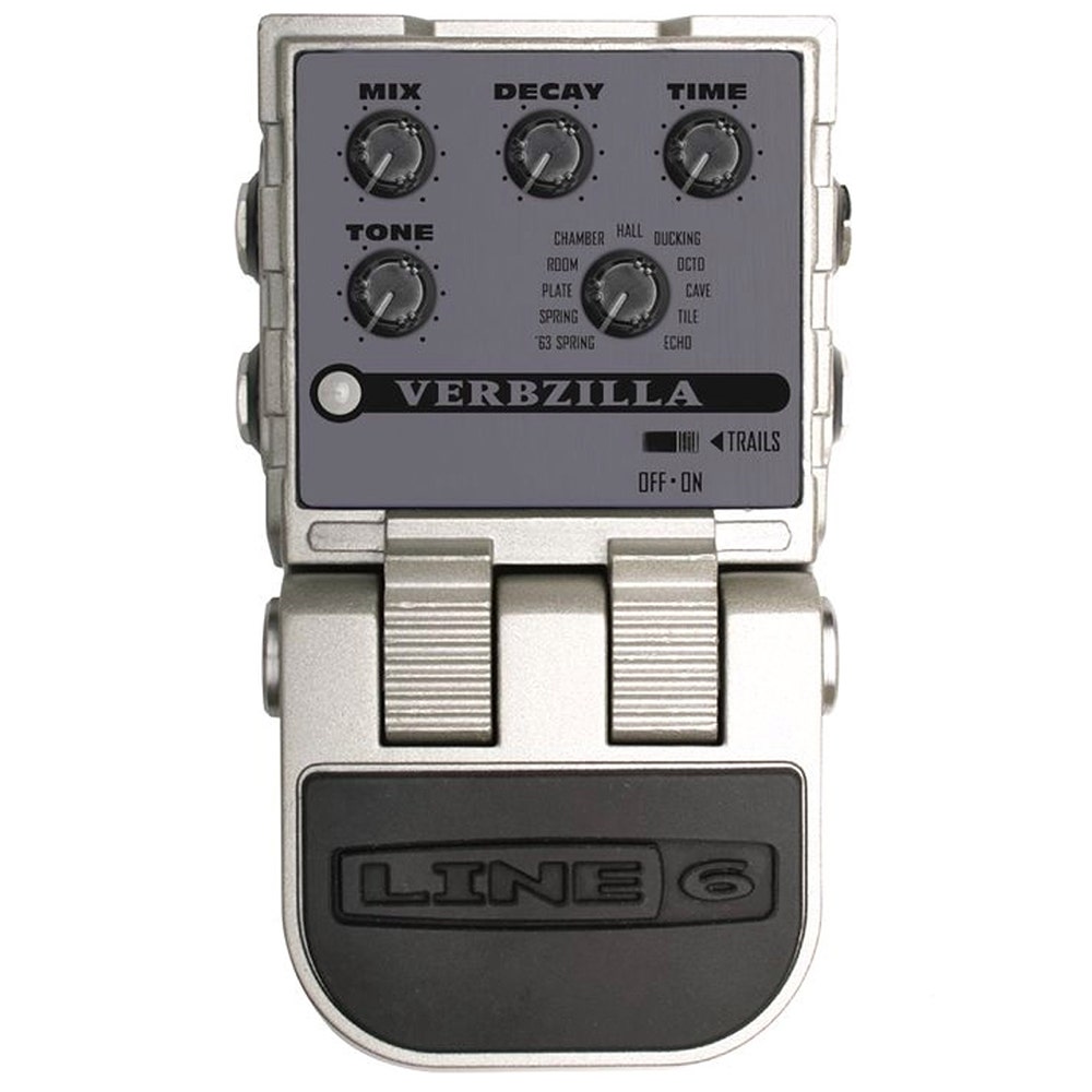 Line 6 ToneCore Verbzilla Reverb Guitar Tone Core Decay Mix Time Effects  Pedal
