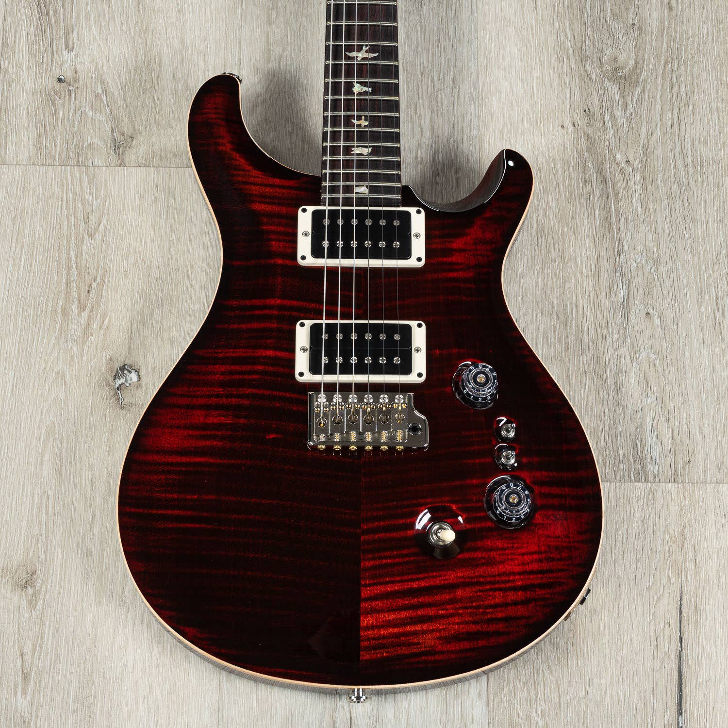 Prs 35th anniversary custom 24 fire red burst new arrivals