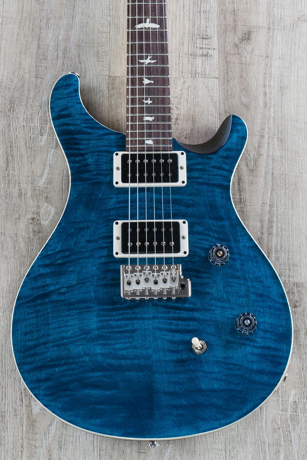 ァッション人気ブランドランキング CE Smith Reed Paul PRS 24 Thin Pattern Rosewood,  Maple, Flame Blue, Whale Guitar, Bolt-On ギター