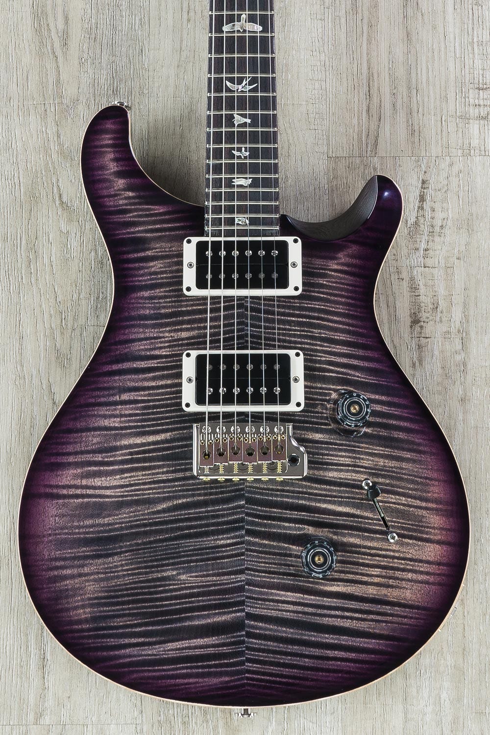 PRS Paul Reed Smith Custom 24 10 Top Guitar Charcoal Purple Burst