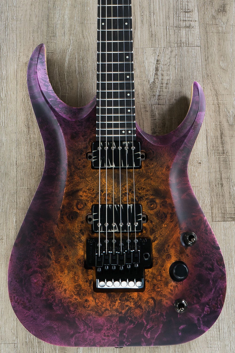 Skervesen Raptor 6 Multiscale Electric Guitar w/ Case – Drop