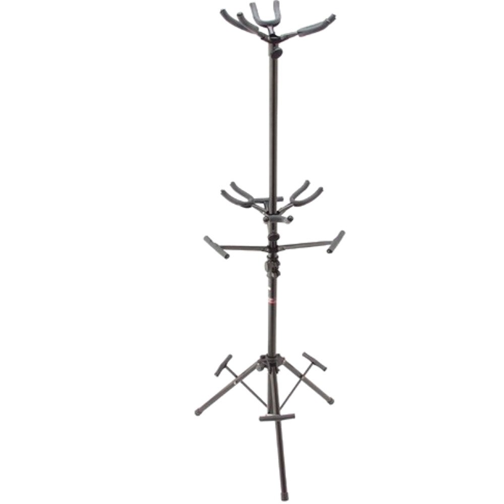 Stagg SG A600BK 6 Guitar Hanging Tree Stand Black