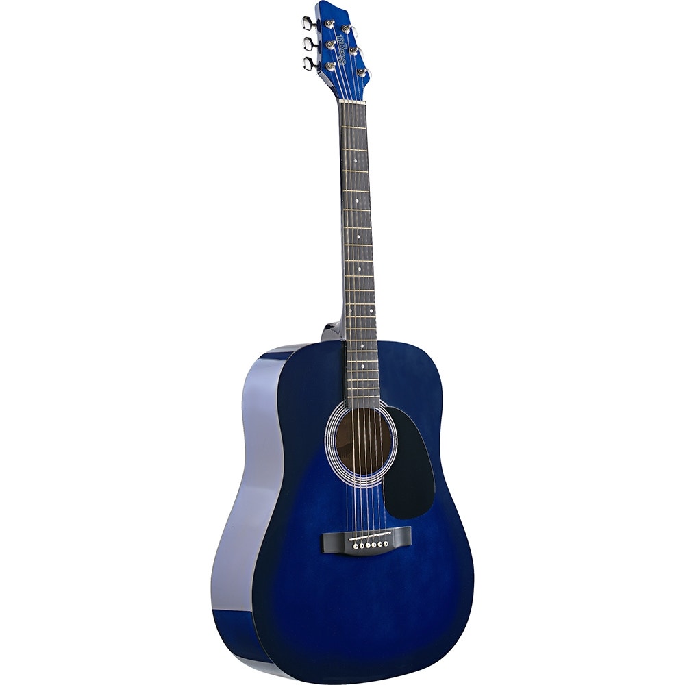 Stagg SW201BLS Dreadnought Acoustic Guitar Blueburst