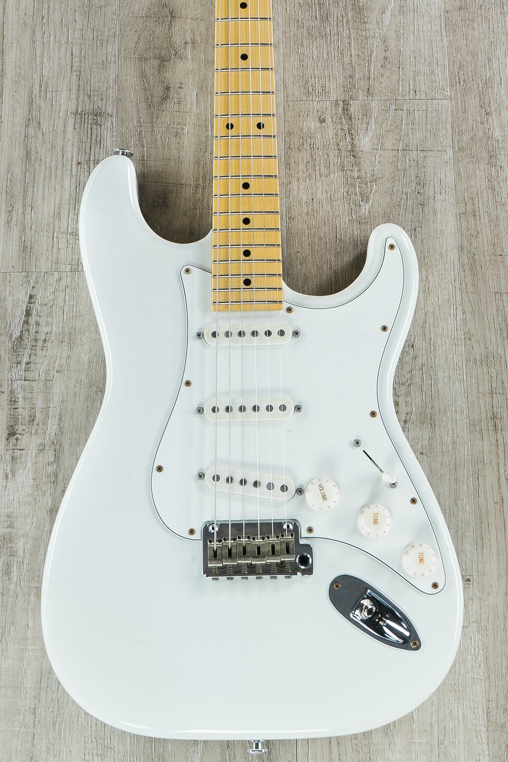 Suhr Classic S Antique SSS Guitar Olympic White Tinted Maple