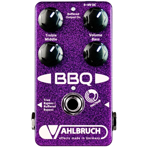 Vahlbruch BBQ Buffer Booster eQualizer Guitar Effects Pedal w/ Switchable  Bypass