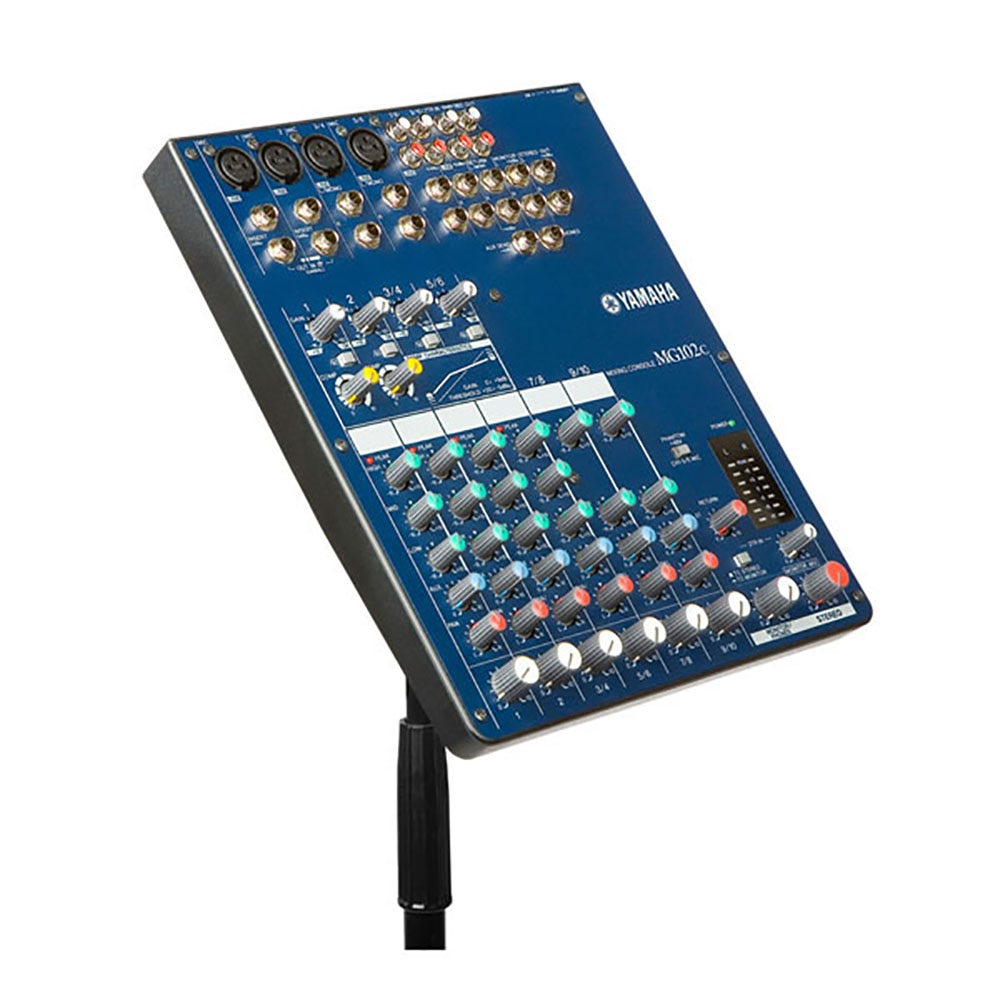 Yamaha MG102C 10 Channel Microphone Stand Mountable Mixer