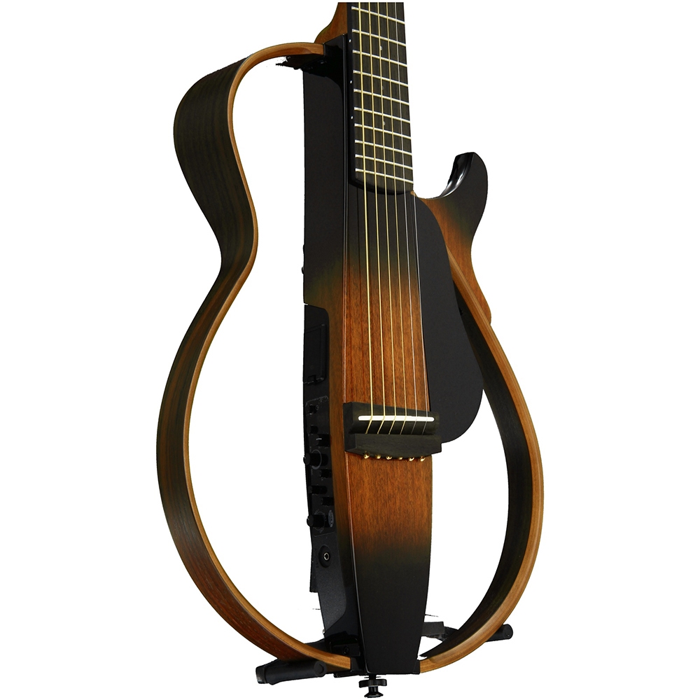 Yamaha SLG200S Steel-String Silent Guitar in Tobacco Brown Sunburst